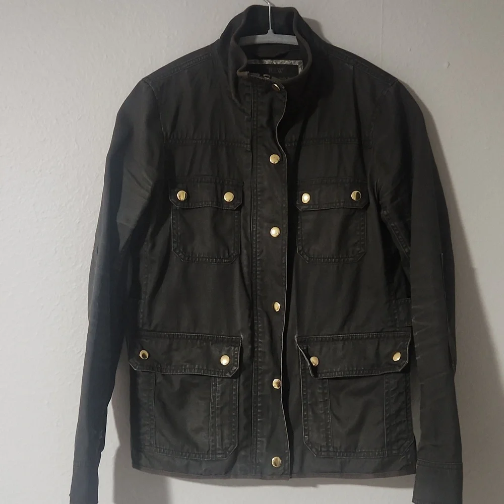 J.CREW Women's Black Military Style Jacket Size S.